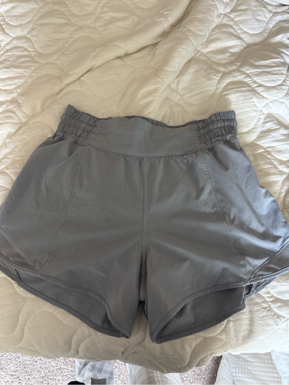 lululemon athletica High-Rise Charcoal Athletic Shorts